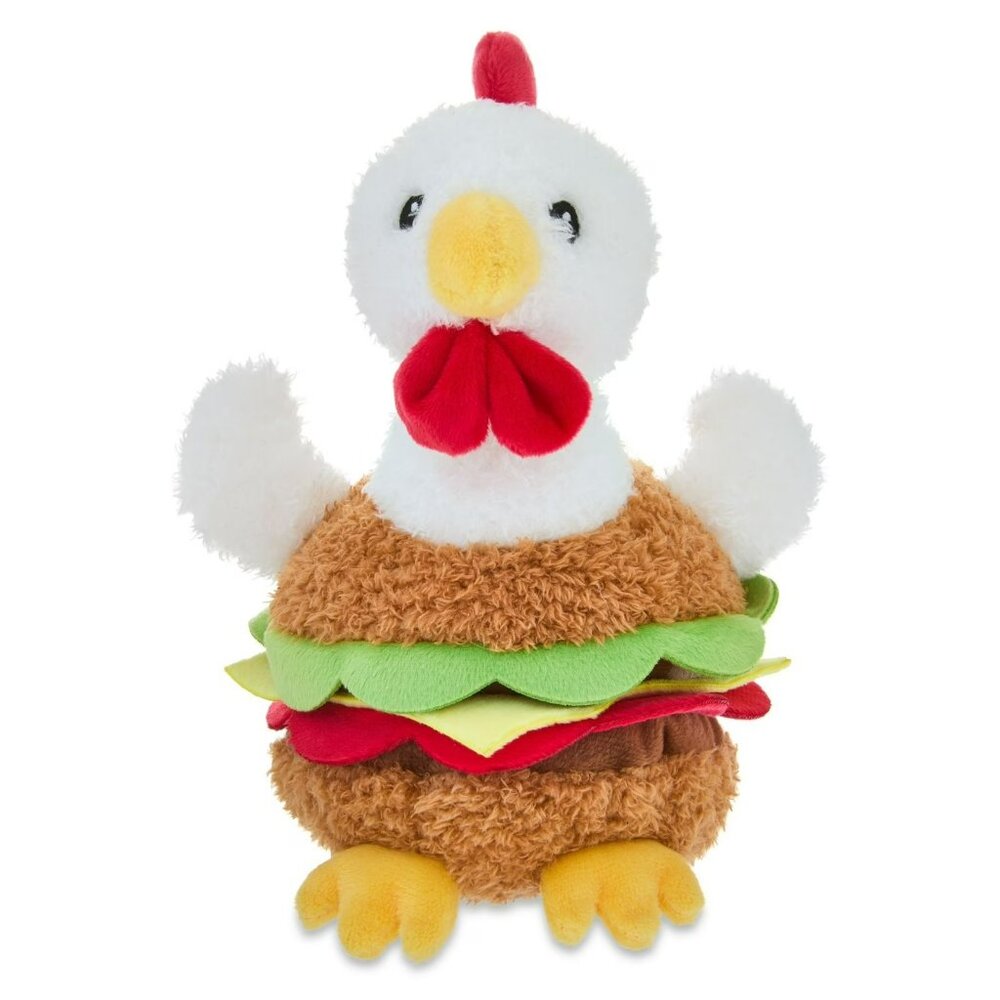 Way To Celebrate 8" Chicken Hamburger Plush Eater Spring Stuffed Animal